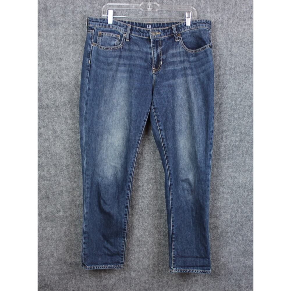 GAP Denim‎ Jeans Women's 31 Regular Dark Indigo Sexy Boyfriend 02/18